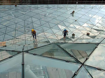 Construction of Exhibition Halls in Milan, Italy 