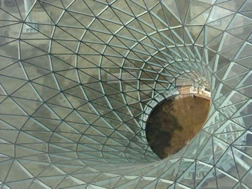 Construction of Exhibition Halls in Milan, Italy 