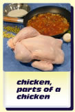 chicken, parts of a chicken